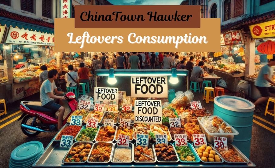 chinatown hawker leftovers consumption